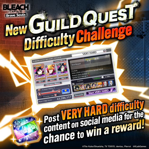 The new guild quest mode is actually very easy, barley an inconvenients,  wasnt even close : r/BleachBraveSouls